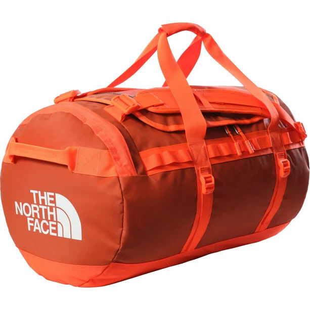 BASE CAMP DUFFEL - S BURNT OCHRE/POWER ORANGE