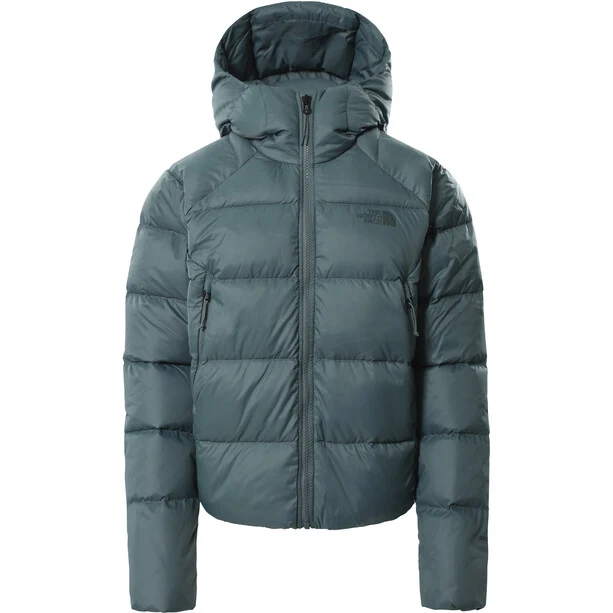 W HYALITE DOWN HOODIE - EU BALSAM GREEN