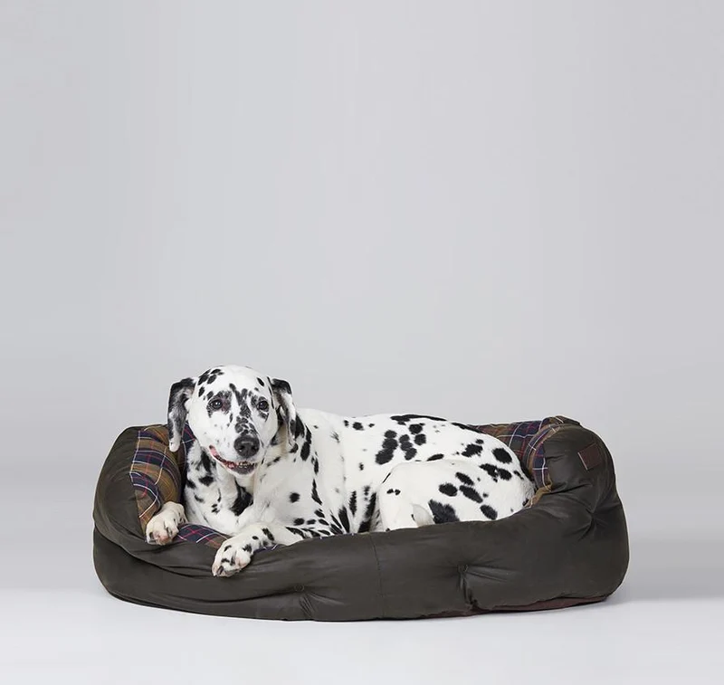 BARBOUR WAX/COTTON DOG BED 35IN