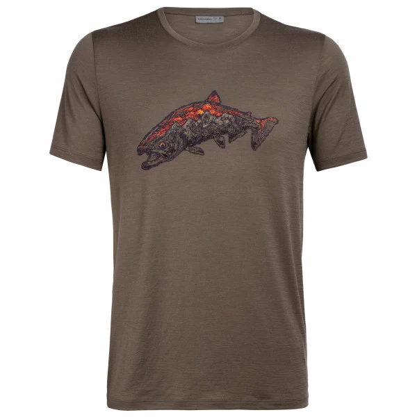 Tech Lite SS Crewe tetons salmon