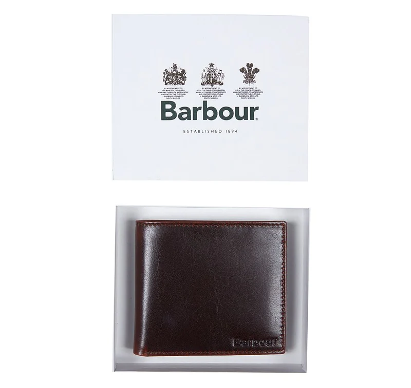 Kirkham leather billfold coin wallet