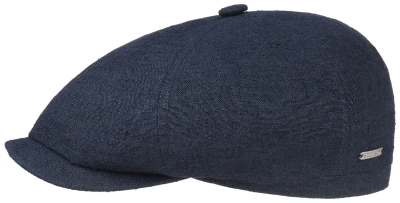 6 panel cap linnen silk