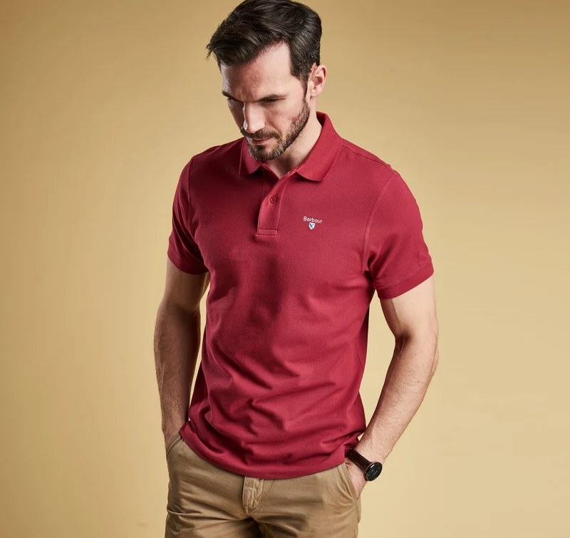 Sports Polo raspber