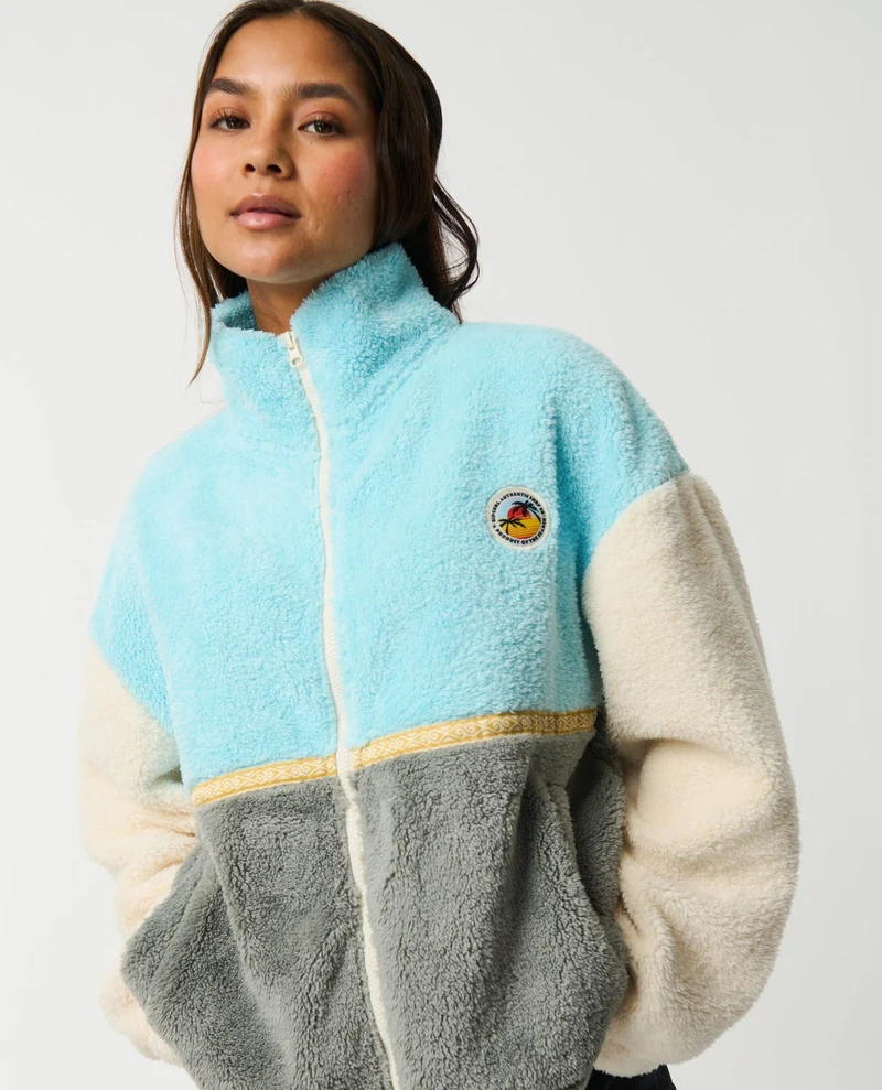 Surf Revival Heritage Zip Through Polar Fleece