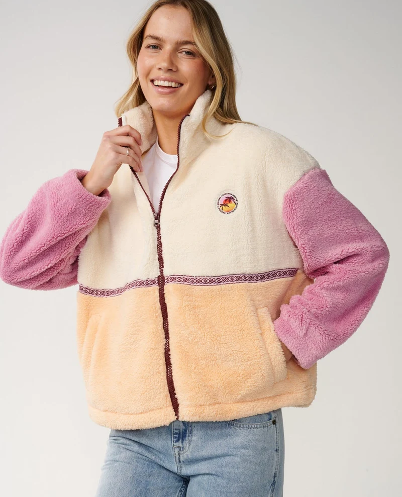 Surf Revival Heritage Zip Through Polar Fleece