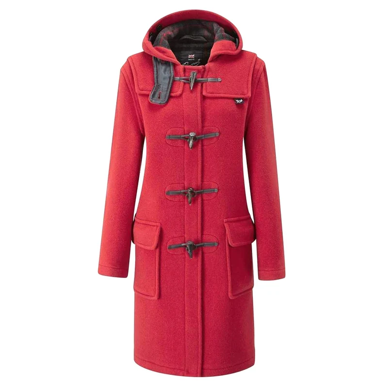 Slim fit duffel coat women's