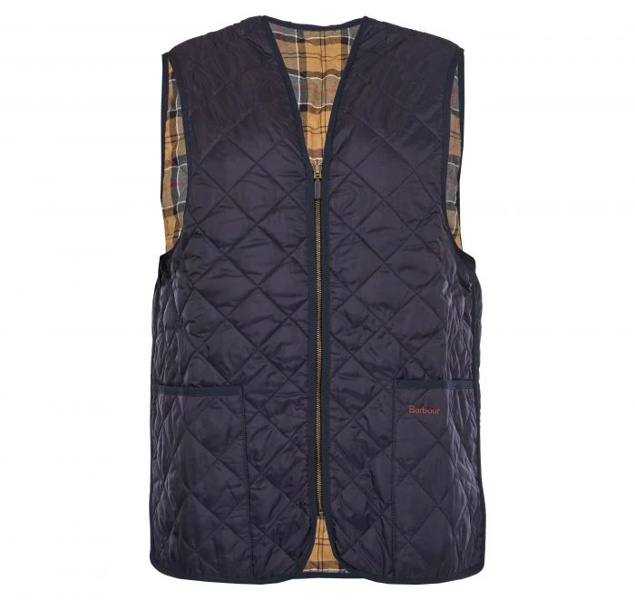 Quilted wist coat zip in liner gillet
