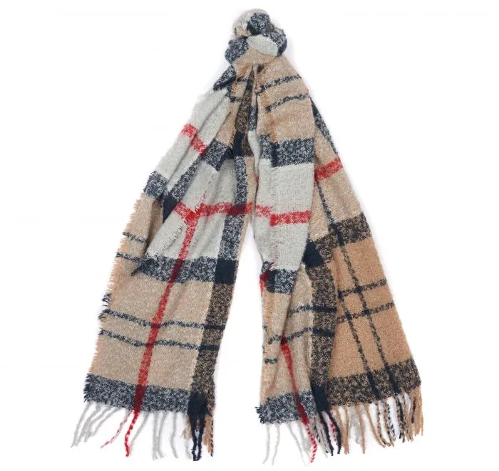 Tartan boucle scarf