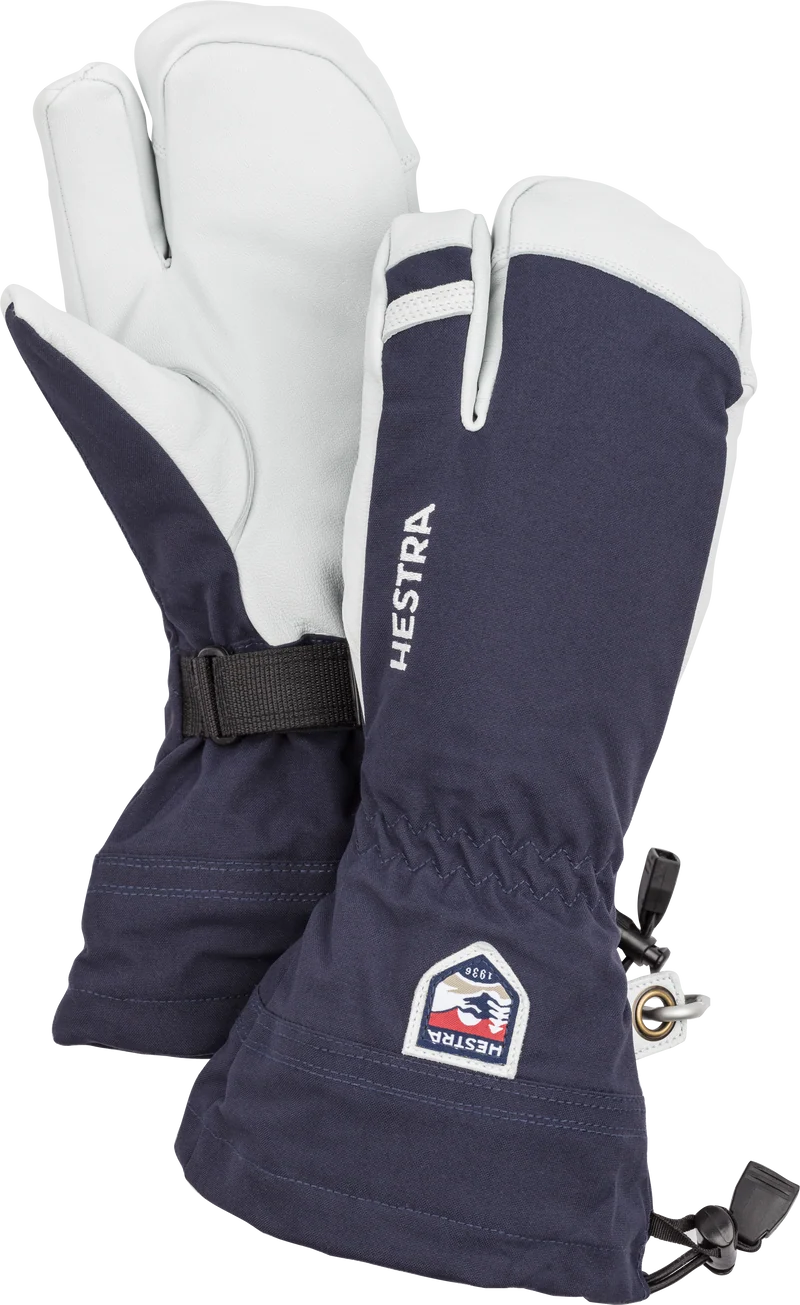 Army Leather Heli Ski - 3 finger