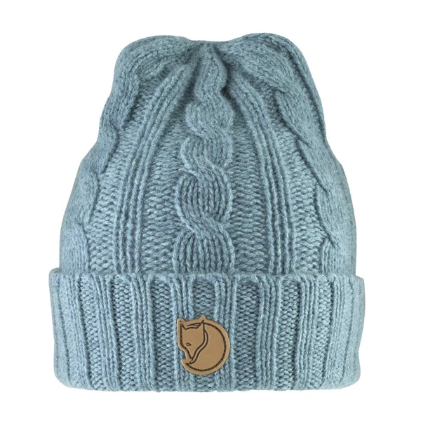 Braided knit hat