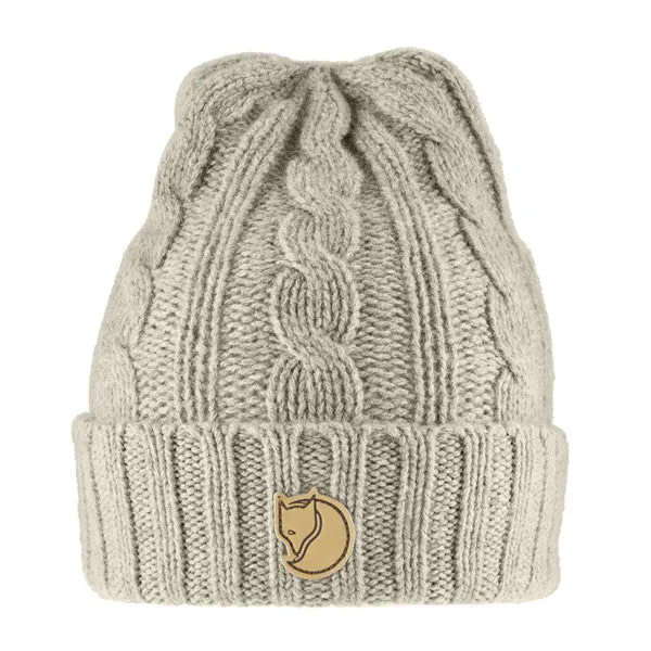 Braided knit hat