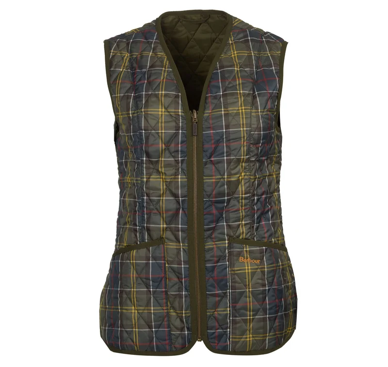 Tartan betty interactive liner bodywarmer W