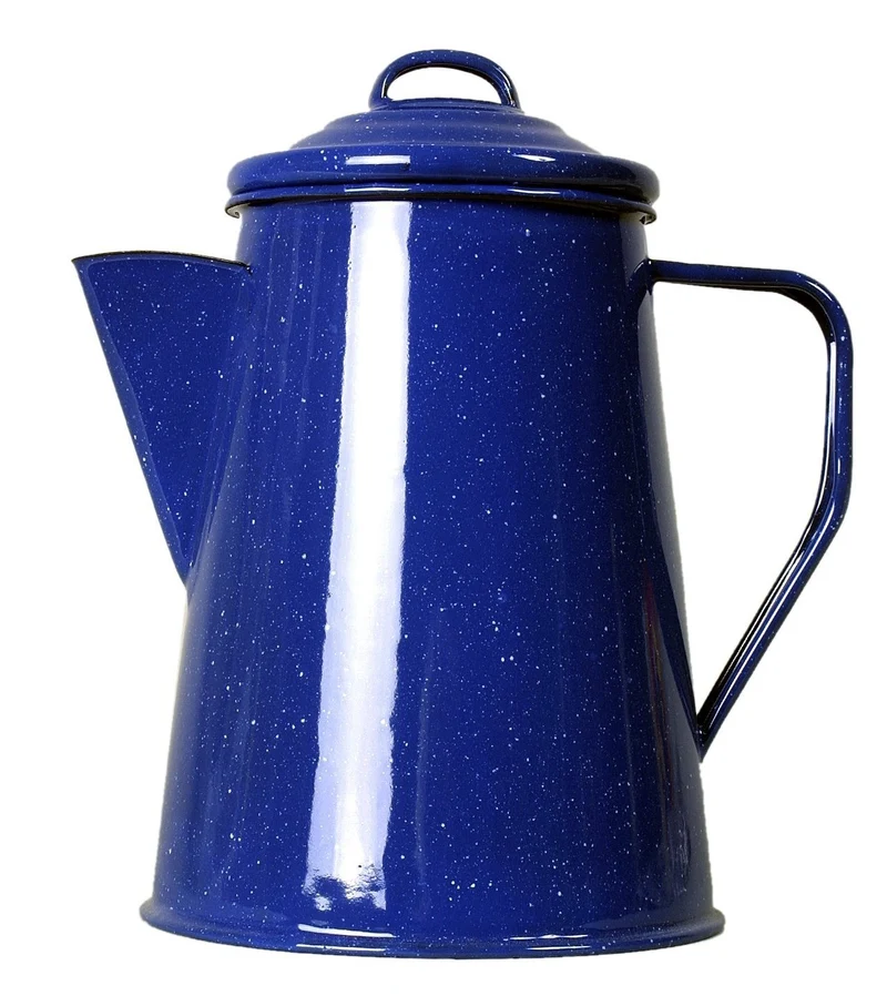 Emaille koffie kan 1ltr