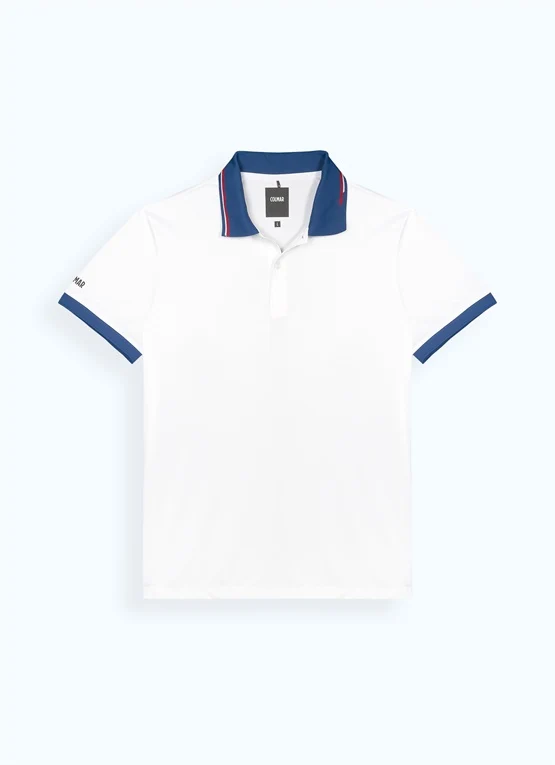 Knitted polo shirt men