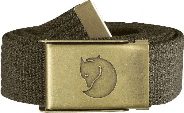 Canvas brass belt 4cm