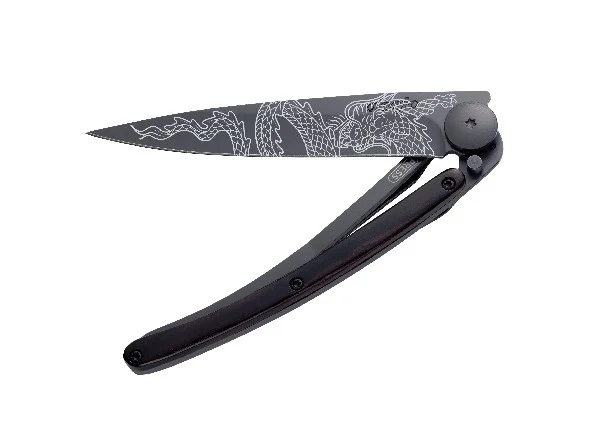 Deejo Black 37g Ebony wood Japanese Dragon