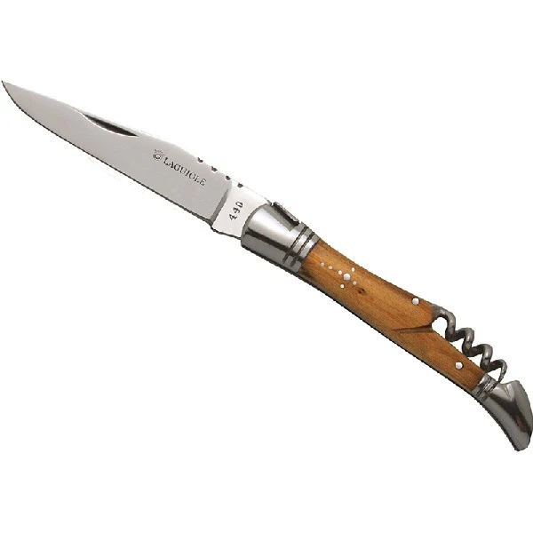 Laguiole knive juniper corkscrew