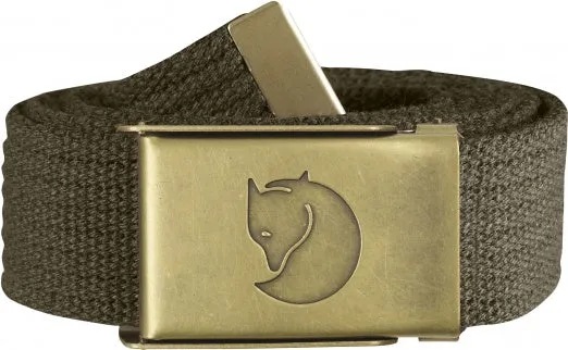 Canvas Brass Belt 3 cm.