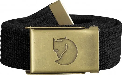 Canvas Brass Belt 3 cm.