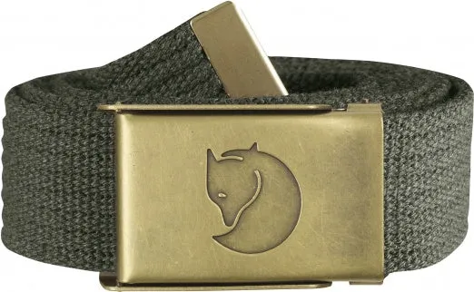 Canvas Brass Belt 3 cm.