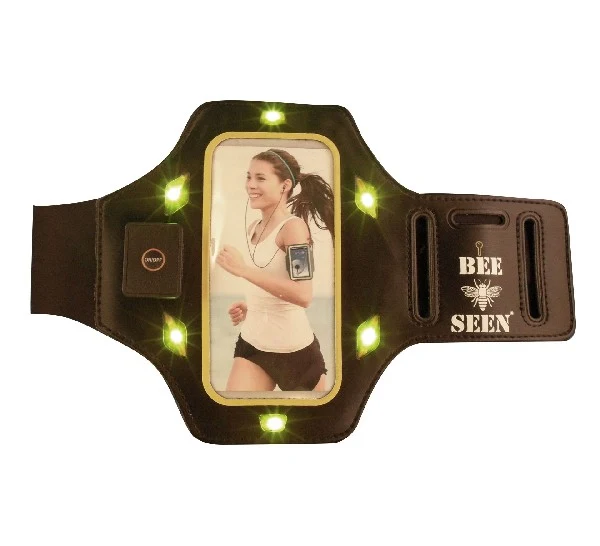 Led phone armband