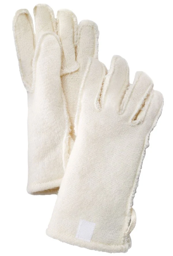 Wool pile wool terry liner 5 finger