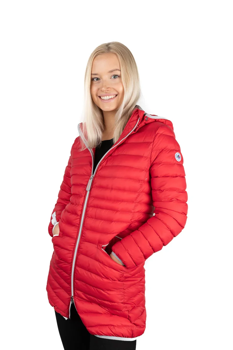 Eleven Elfs Shannon Vegan Down Coat - Red