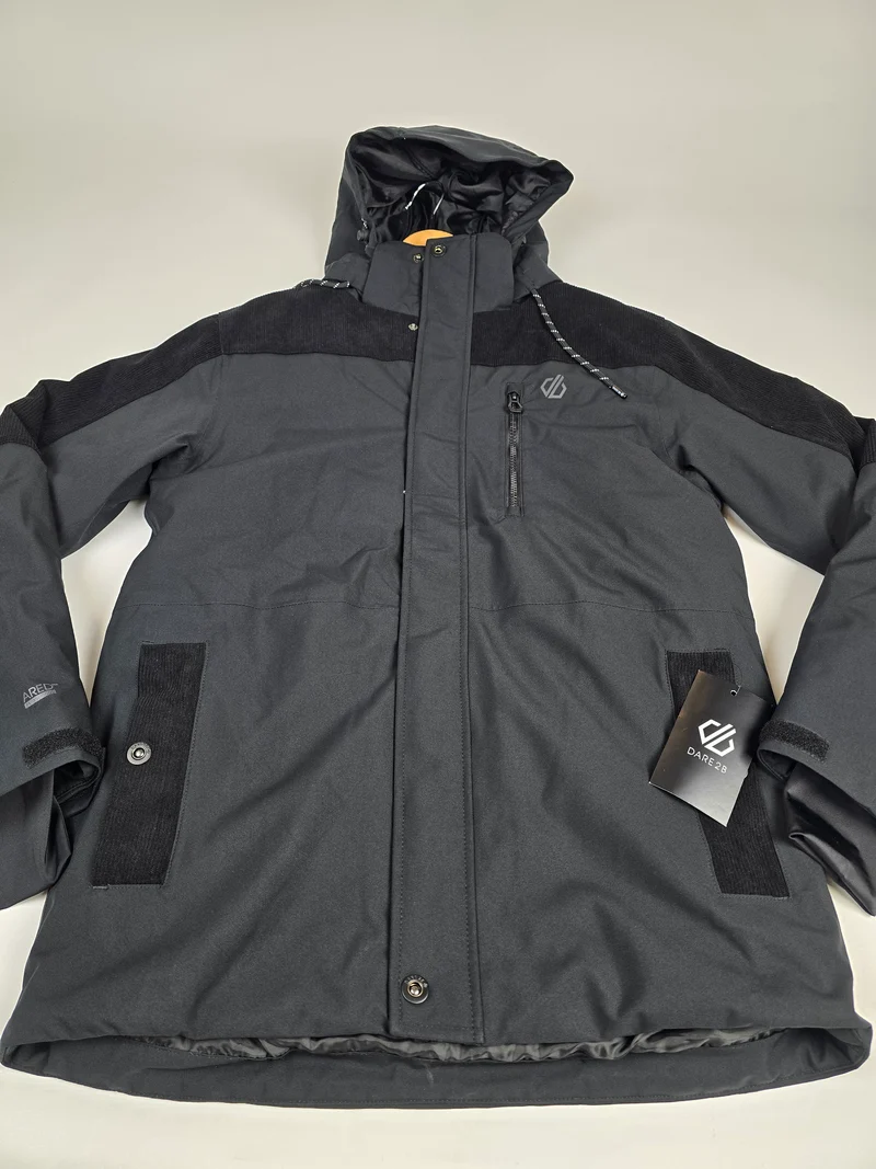 Dare2B Firn Jacket White Pepper Black Heren M