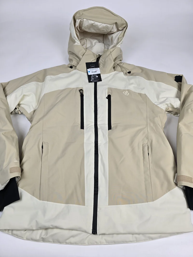 Dare2B Assimilate II Ski Jacket White Pepper 35K Waterproof Heren M