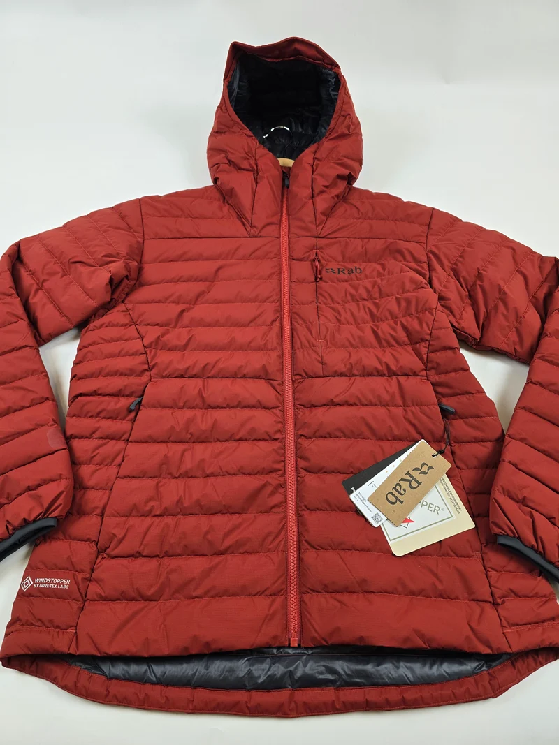 Rab Microlight Windstopper Hoody Tuscan Red Heren X-Large