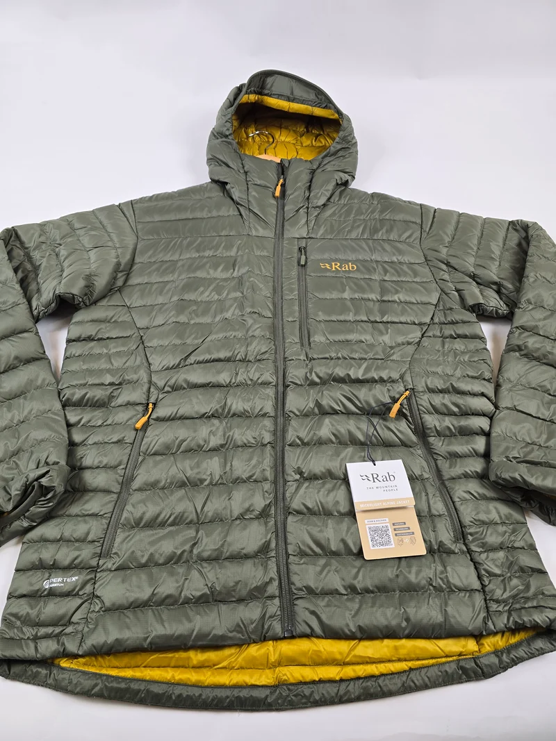 Rab Microlight Alpine Jacket Light Khaki Heren X-Large