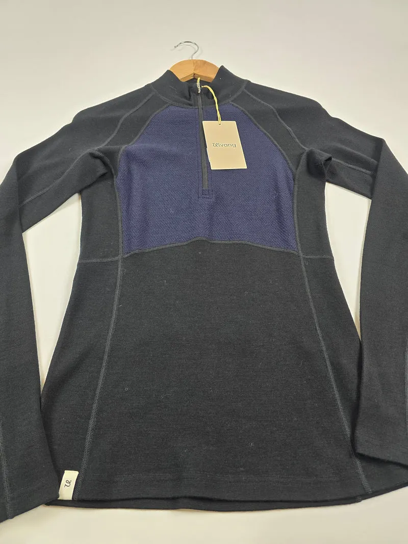Ulvang Peak Map Half Zip Baselayer Navy Blue Womens S