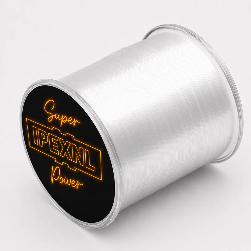 Ipexnl Nylon Vislijn - 500m Wit - 0.37mm - Extra Sterk (14.5kg) - Voor Zoet- en Zoutwater