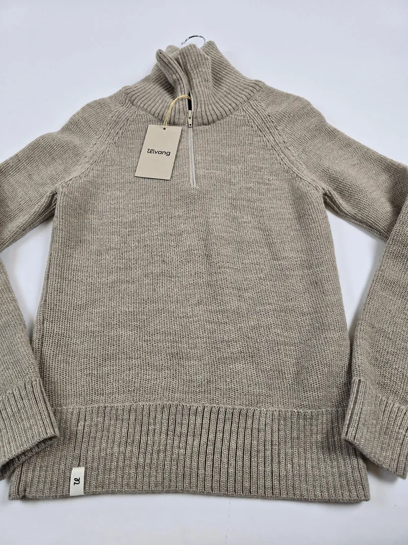 Ulvang All time Graze Half Zip Sweater DK Sand Womens S