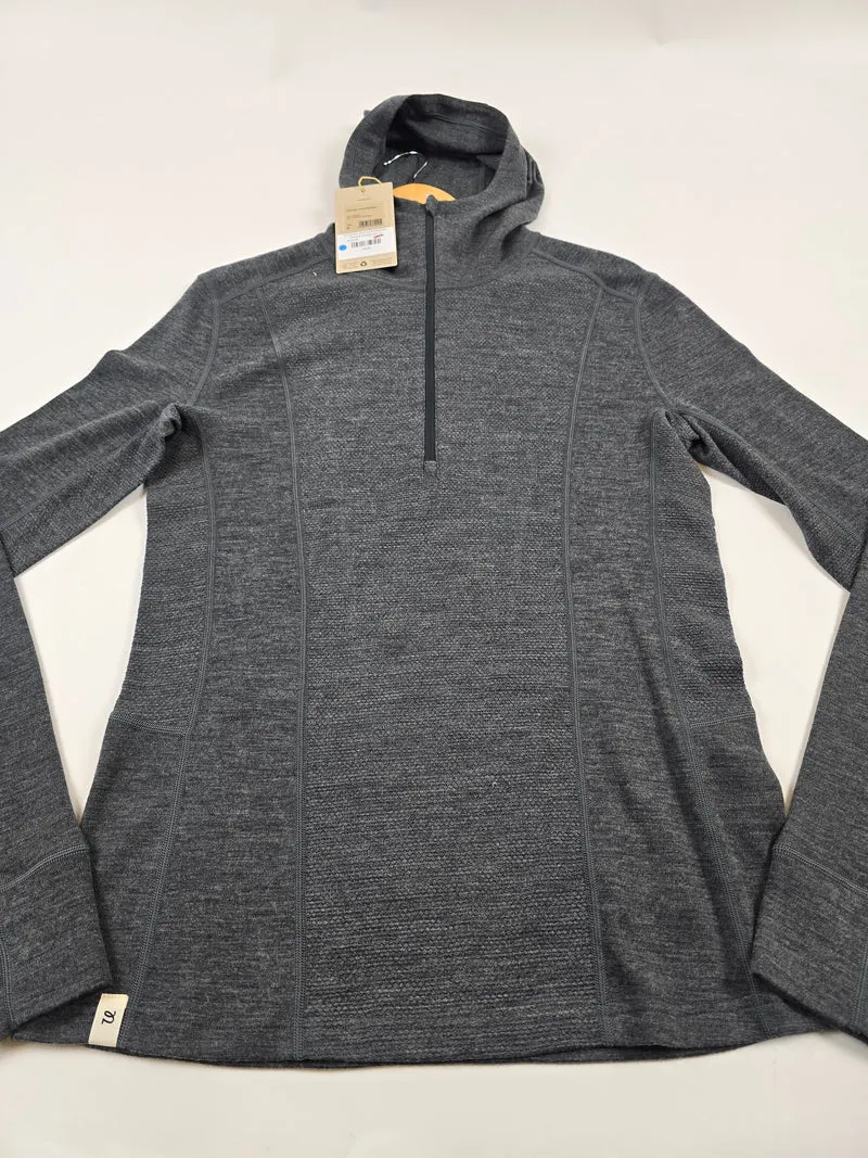 Ulvang Peak Map Hooded Baselayer Charcoal Melange Men M