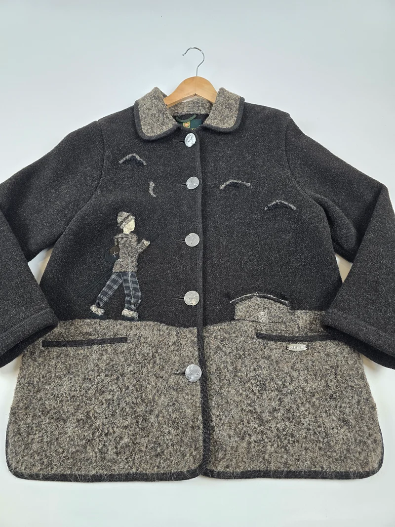 Giesswein Wool Cardigan Bruin Dames L