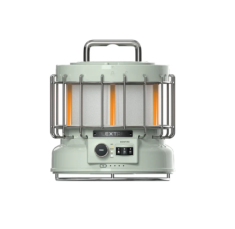 Flextail MAX LANTERN Lamp en Luchtbevochtiger in 1 met vitage vlam