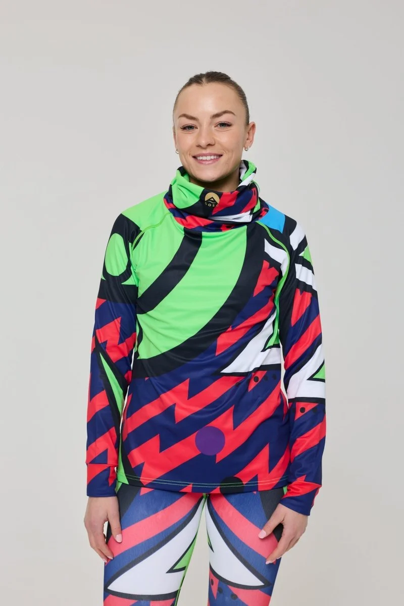 Fresh Prince X Women's High Neck Baselayer Top