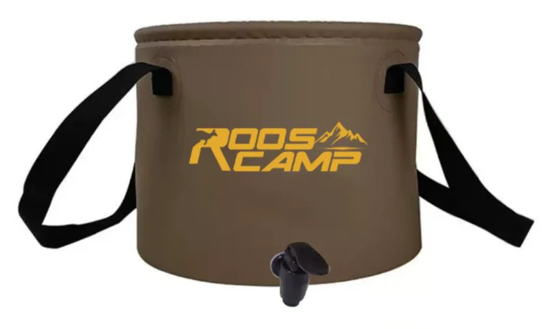 Rooscamp Opvouwbare Wateremmer 20L – Camping Emmer met Kraan – Opvouwbare Watertank – Draagbare Waterzak voor Camping, Outdoor en Reizen
