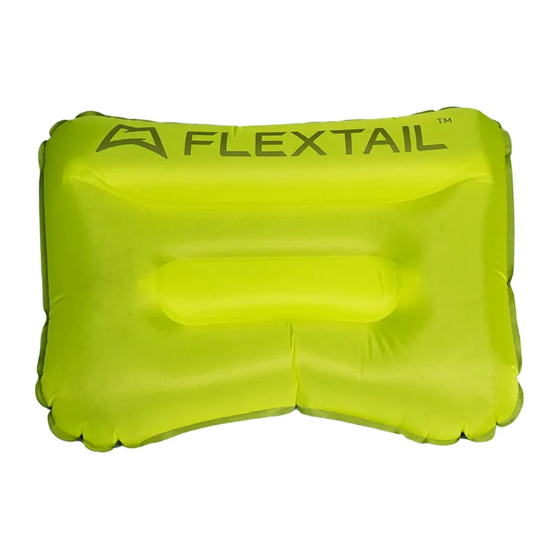 Flextail Tiny Pillow Opblaasbaar Kussen – Ultralicht & Compact Outdoor Reiskussen (Groen)