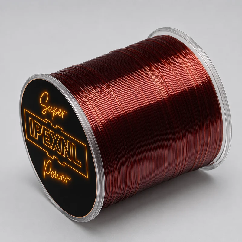 Ipexnl Nylon Vislijn - 500m Rood - 0.32mm - Extra Sterk (10.5kg) - Voor Zoet- en Zoutwater
