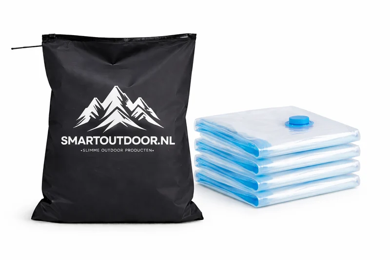 Vacuüm Opbergzakken 60x80 cm (4 Stuks) – Voor Kleding, Dekbedden & Reizen – Smartoutdoor