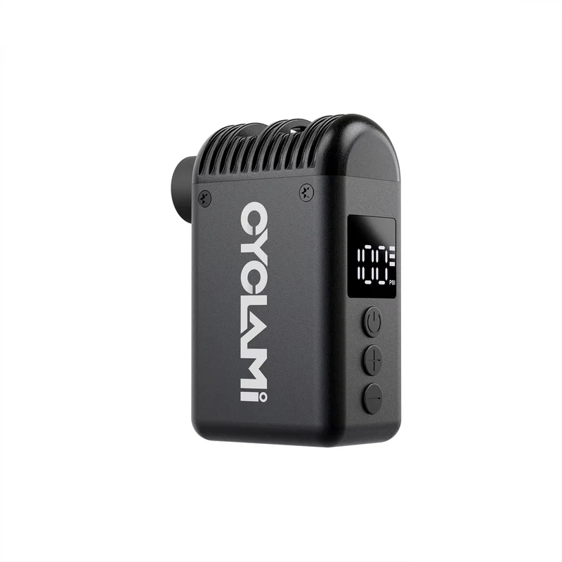 CYCLAMI A2 Mini Elektrische Fietspomp – Compact, Krachtig & Altijd Klaar (100 PSI) Digitaal Display