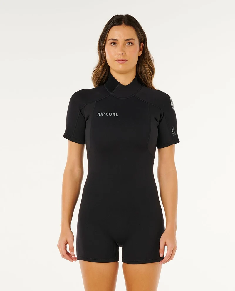 Womens Trad 2/2 Fl Back Zip Springsuit