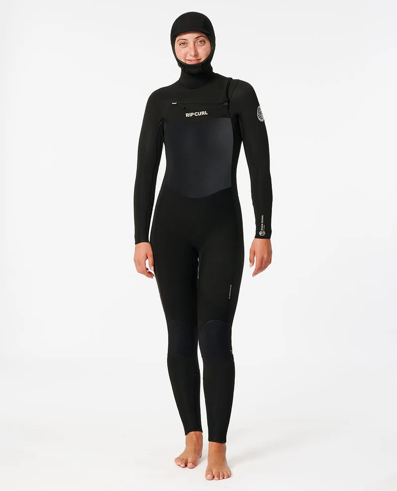 Women's Dawn Patrol 5/4 Hooded Chest Zip Fullsuit Wetsuit