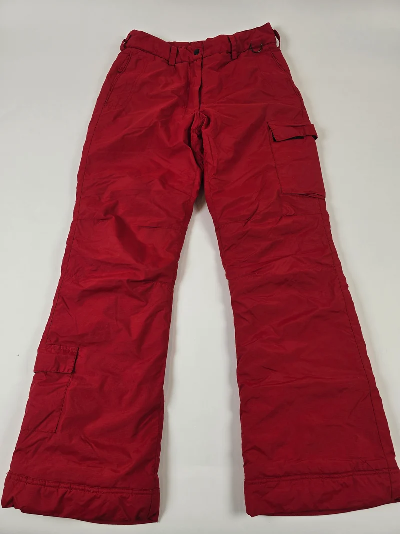 Peak Performance Skibroek rood met zak Dames S