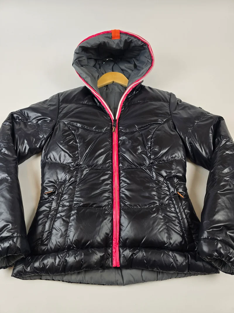Kjus Donsjas Zwart Roze Dames S