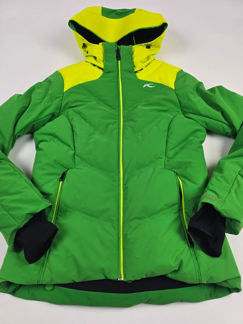 Kjus Premium Down Skijas Groen Geel Dames XS
