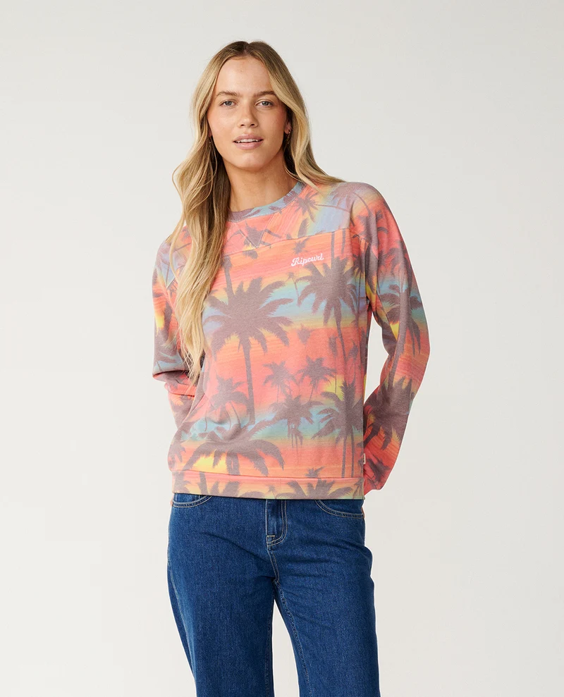 Retro Swell Crew Fleece