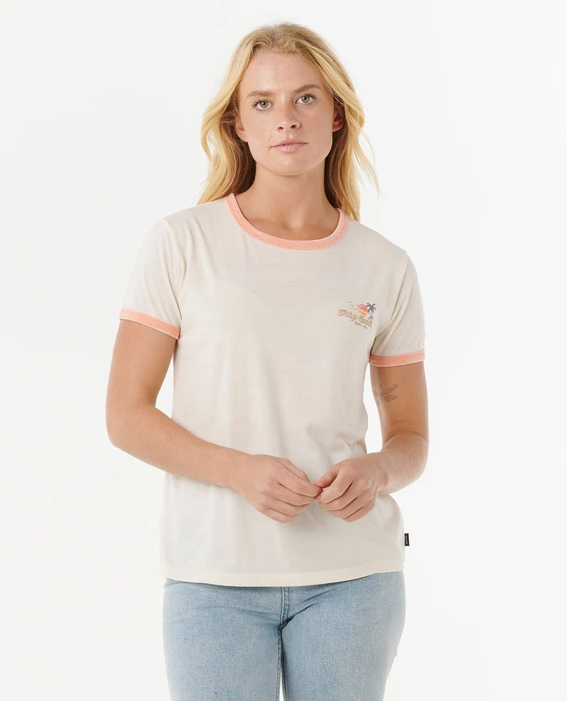 Swell Lines Ringer short-sleeved Tee